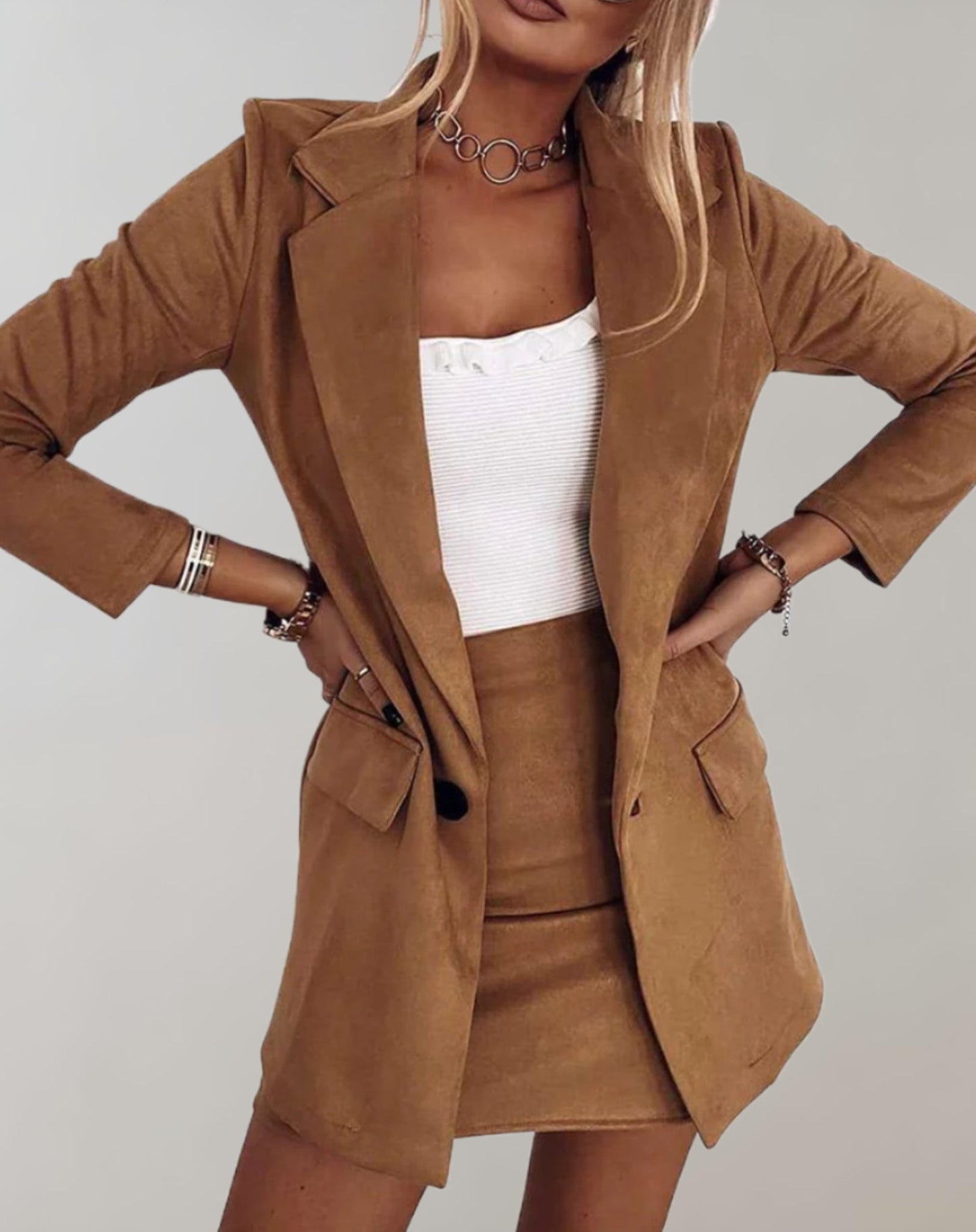 Ladies' Jacket and Short Skirt Suit