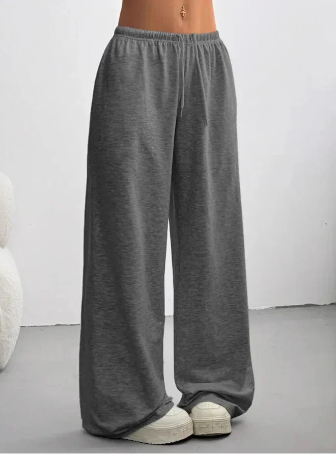 Comfortable Women's Loose Fit Drawstring Trousers