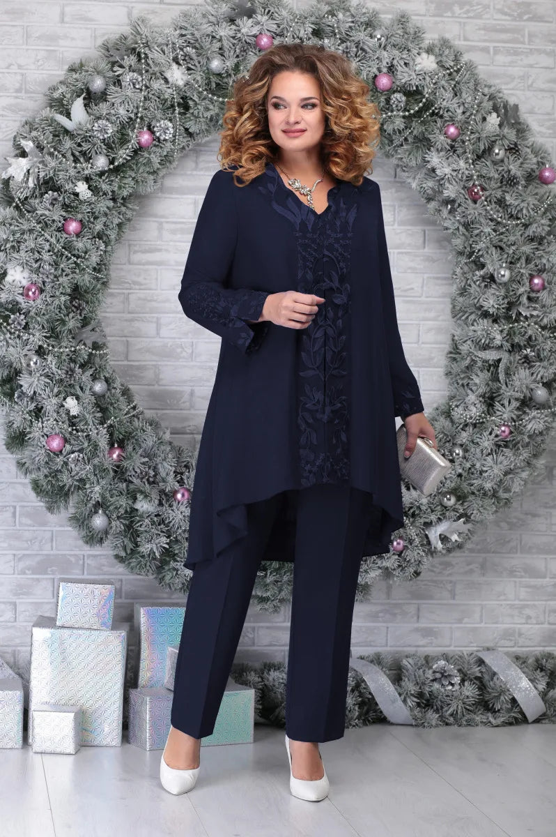Loose Fit Embroidered Blouse for Women