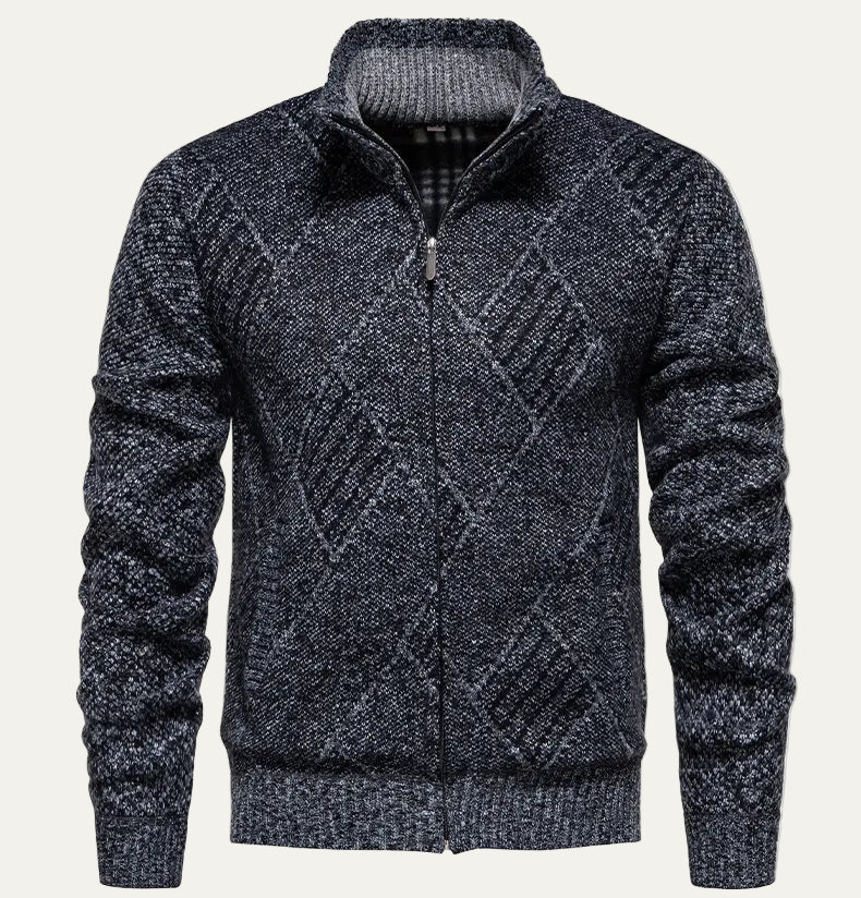 Warm Mens Fleece Zip Up Jacket