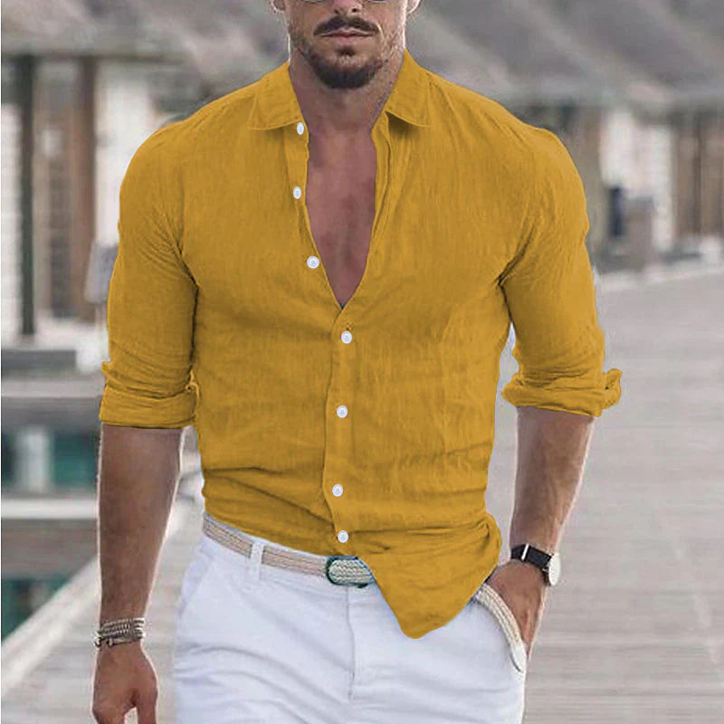 Casual Men's Relaxed Fit Shirt