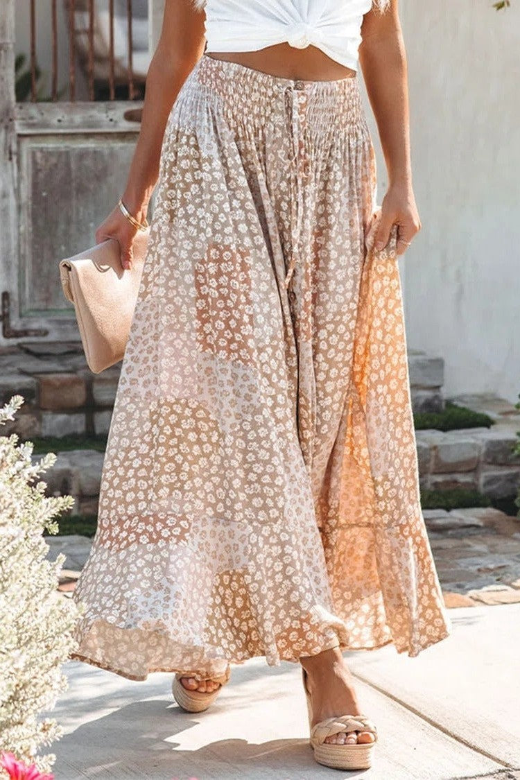 Comfortable Floral Maxi Skirt for Women - Nocini