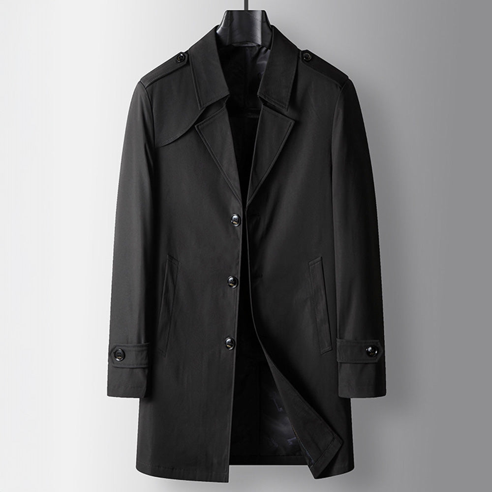 Classic Fit Waterproof Trench Coat