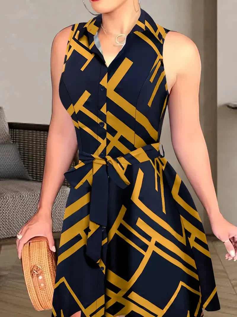 Women's Casual A-Line Dress Animal Print