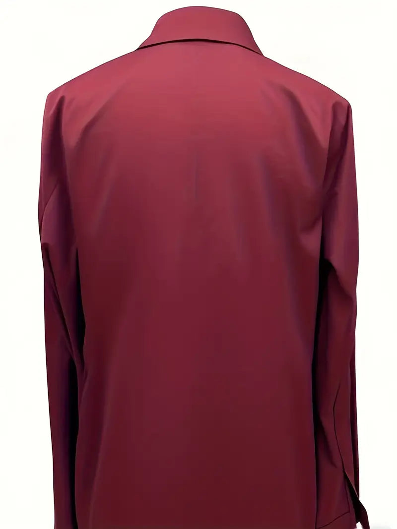 Luxury Deep V Neck Women's Blouse