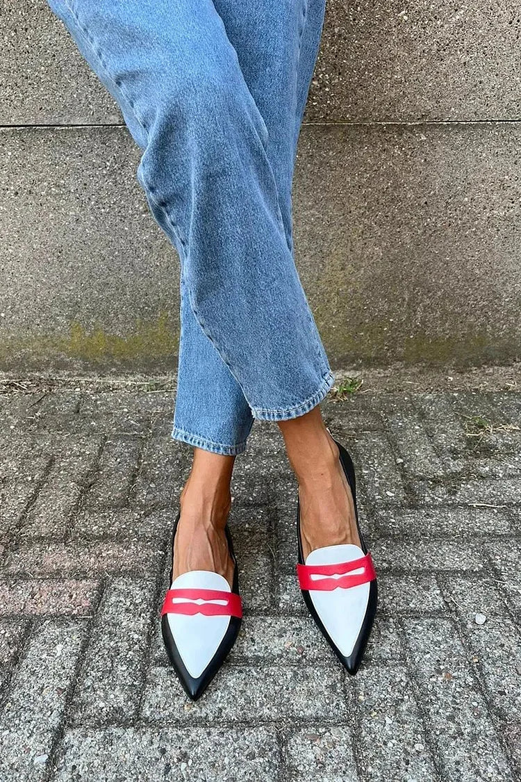 Image of Emma | Women's Slip-On Pointed Toe Loafers