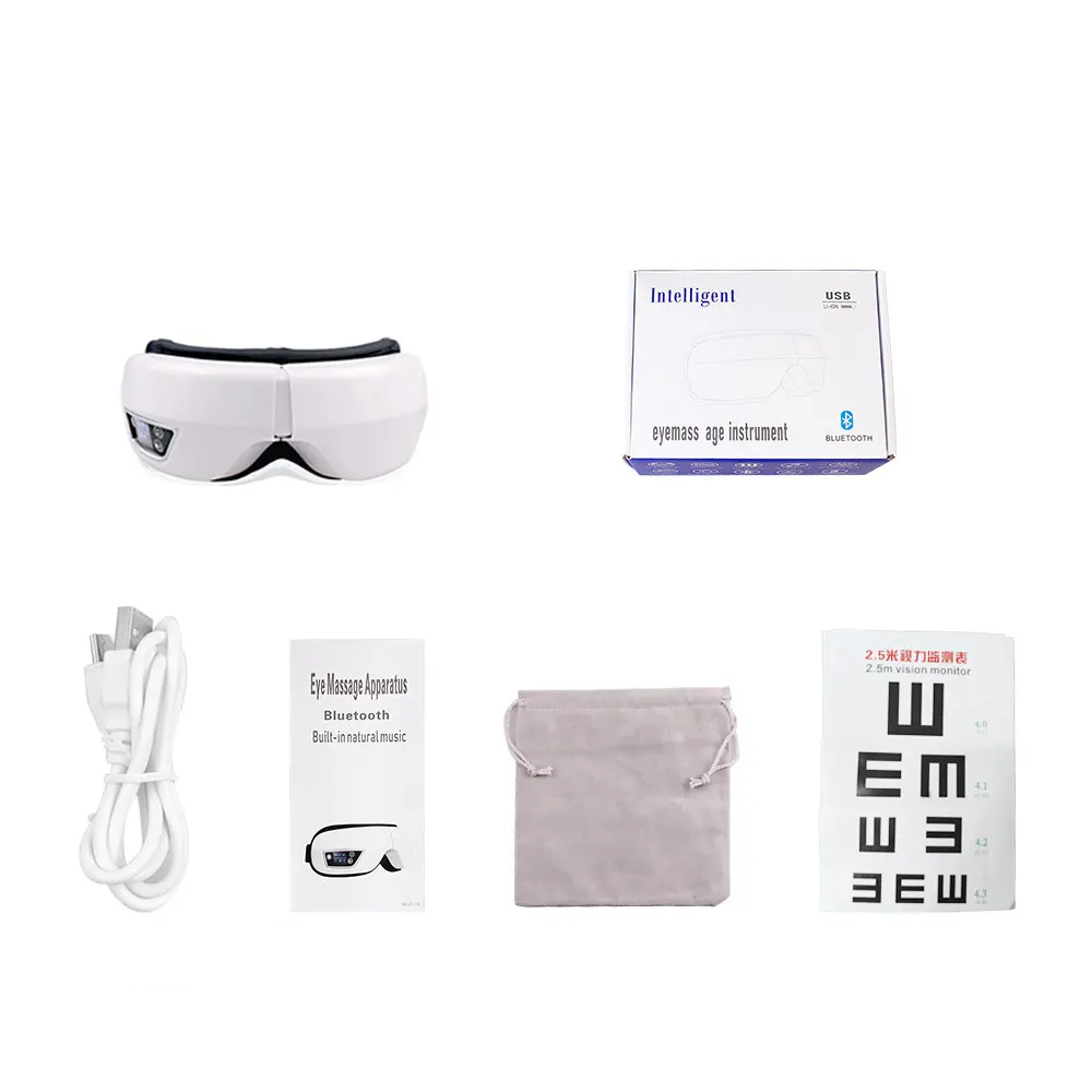 EYE MASSAGE DEVICE - AIR PRESSURE, VIBRATION & WARM COMPRESSION WITH BLUETOOTH MUSIC-Nora Luxe