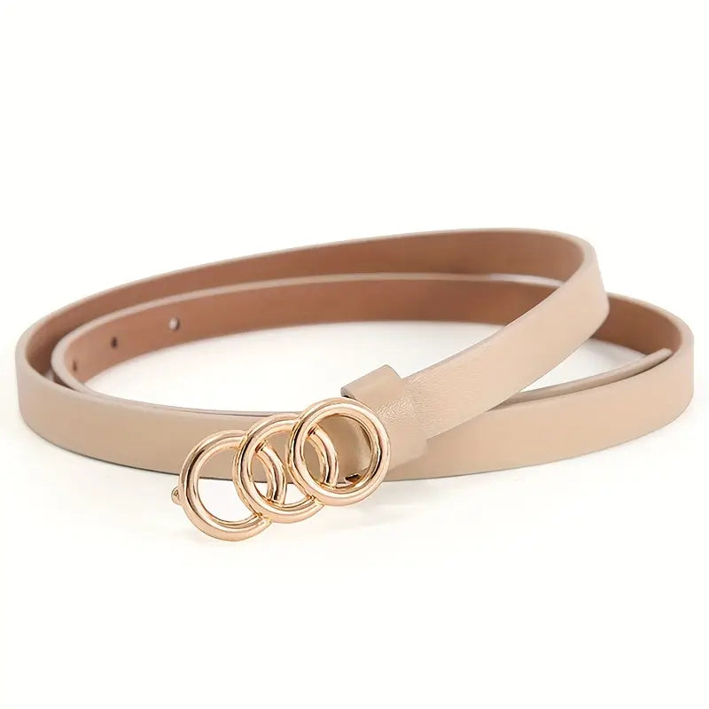 Flexible Faux Leather Waist Belt