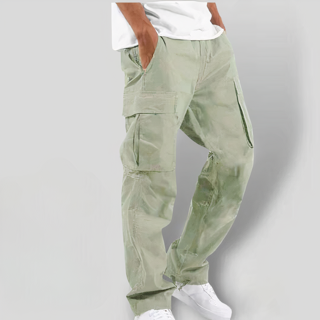 Fashionable Cargo Pants - Finn-Light green-XS-Nora Luxe