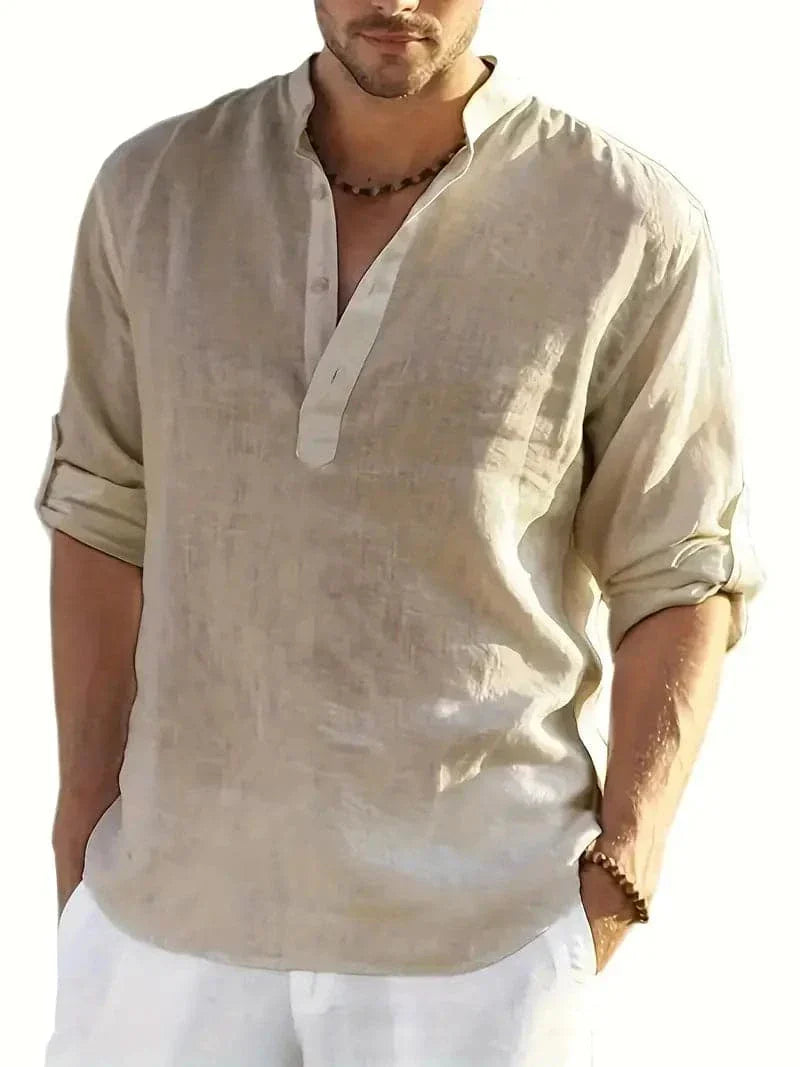 Comfortable Men's Long Sleeve Casual Shirt
