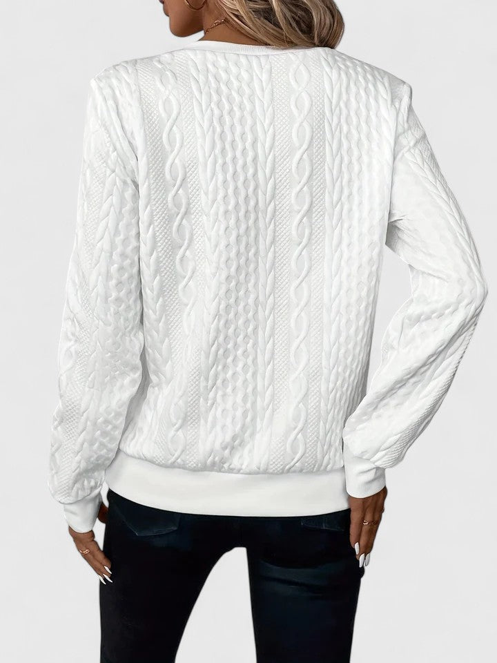 Elegant Women's Crew Neck Sweater