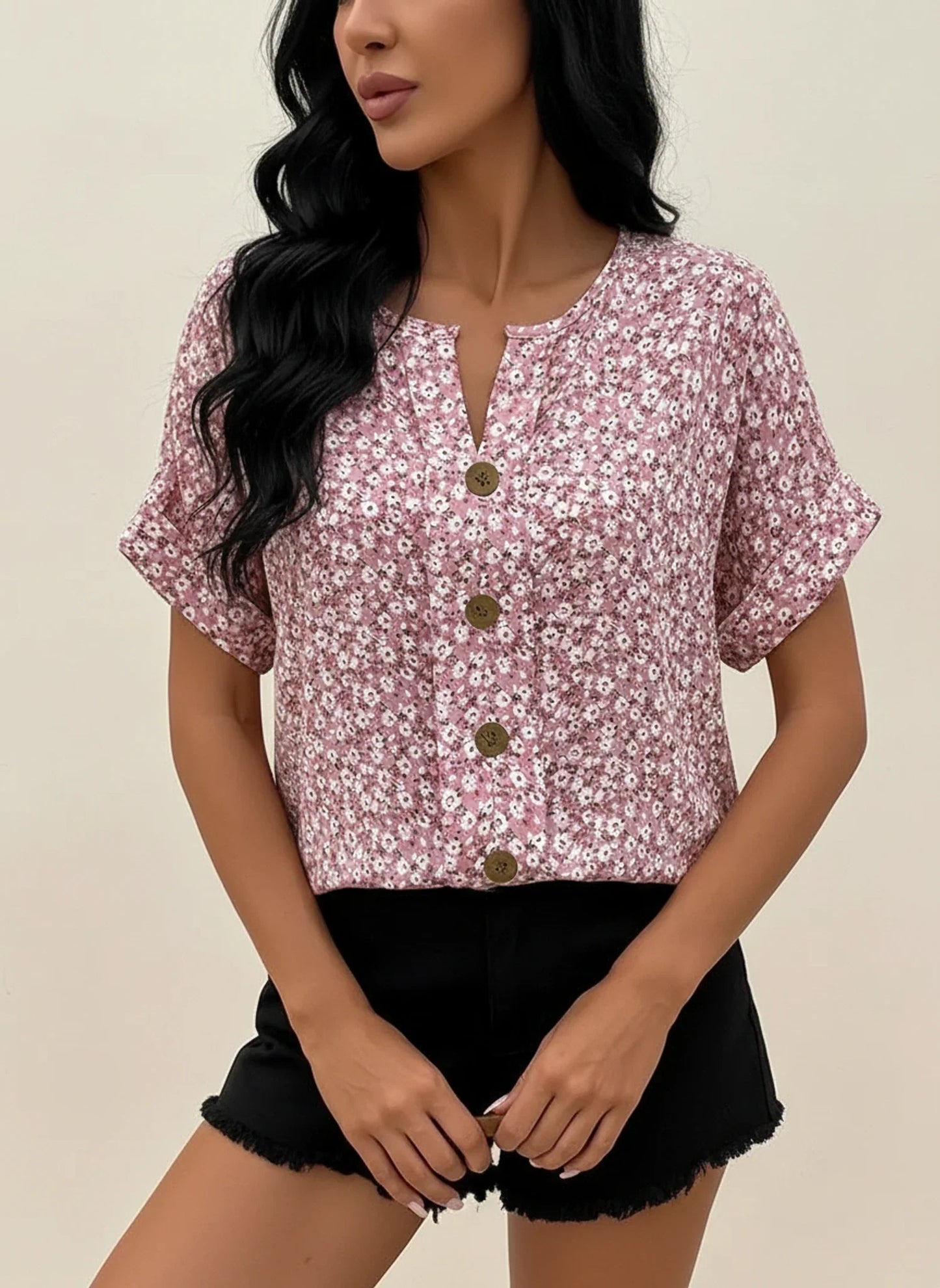 Pretty Classic Women's Button Down Shirt