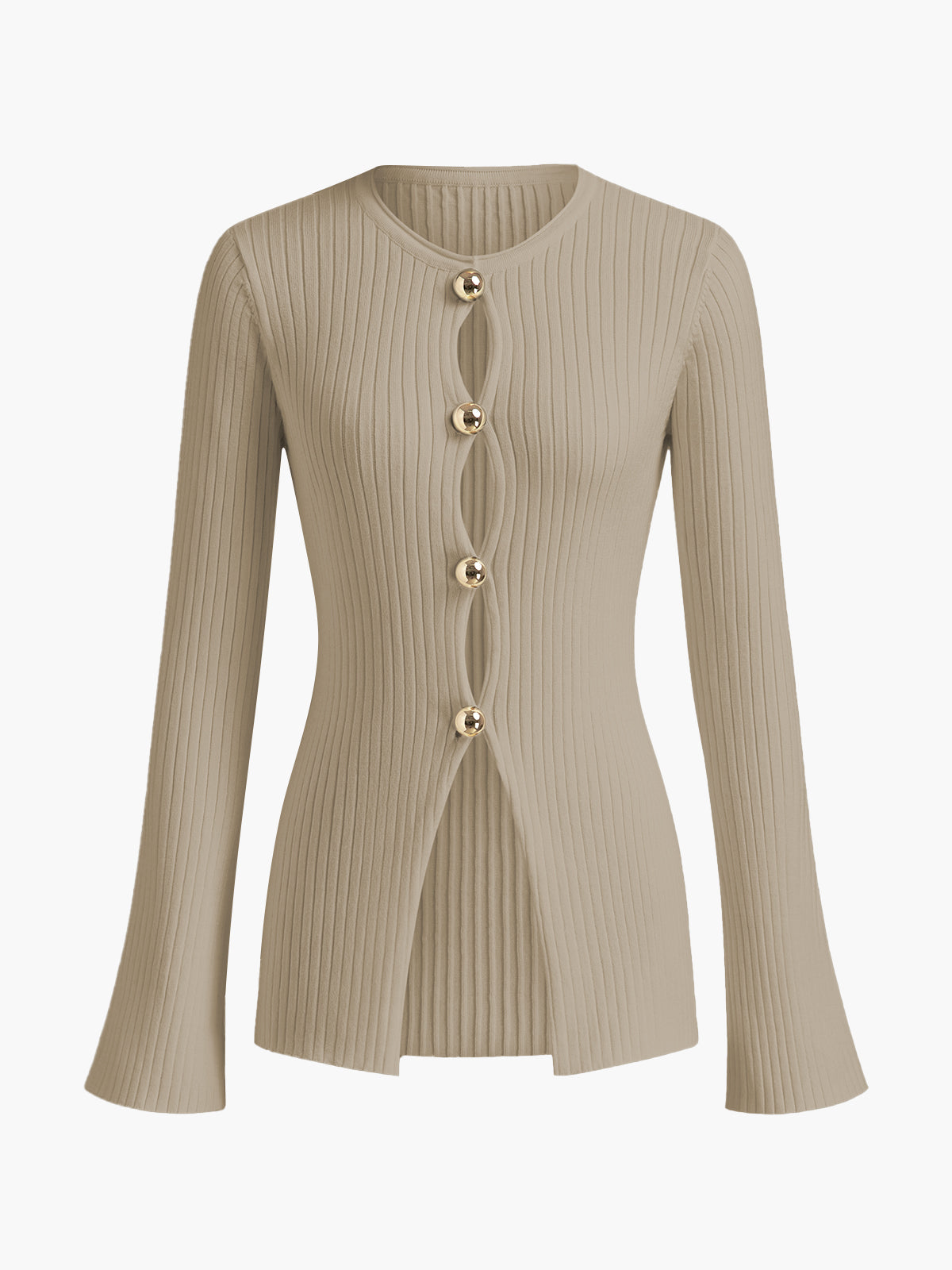 Classic Open Front Cable Sweater