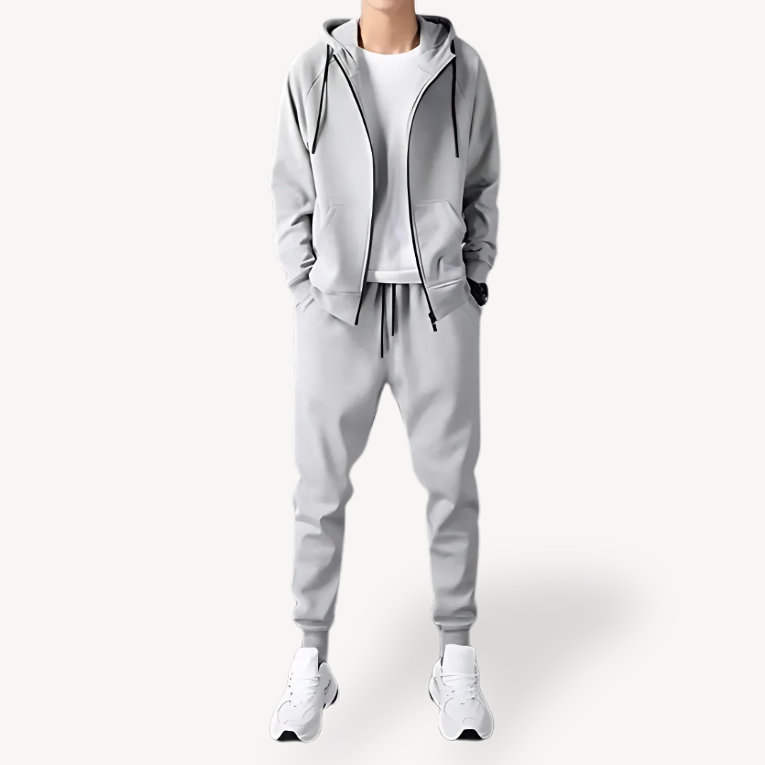 Men's Comfortable Sporty Tracksuit | Hoodie & Pants