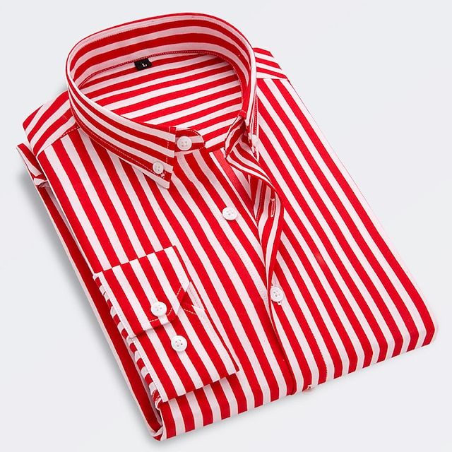 Classic Navy Blue Stripe Shirt