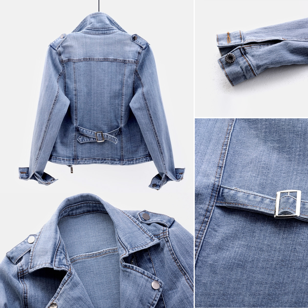 Classic Women's Blue Jeans Jacket