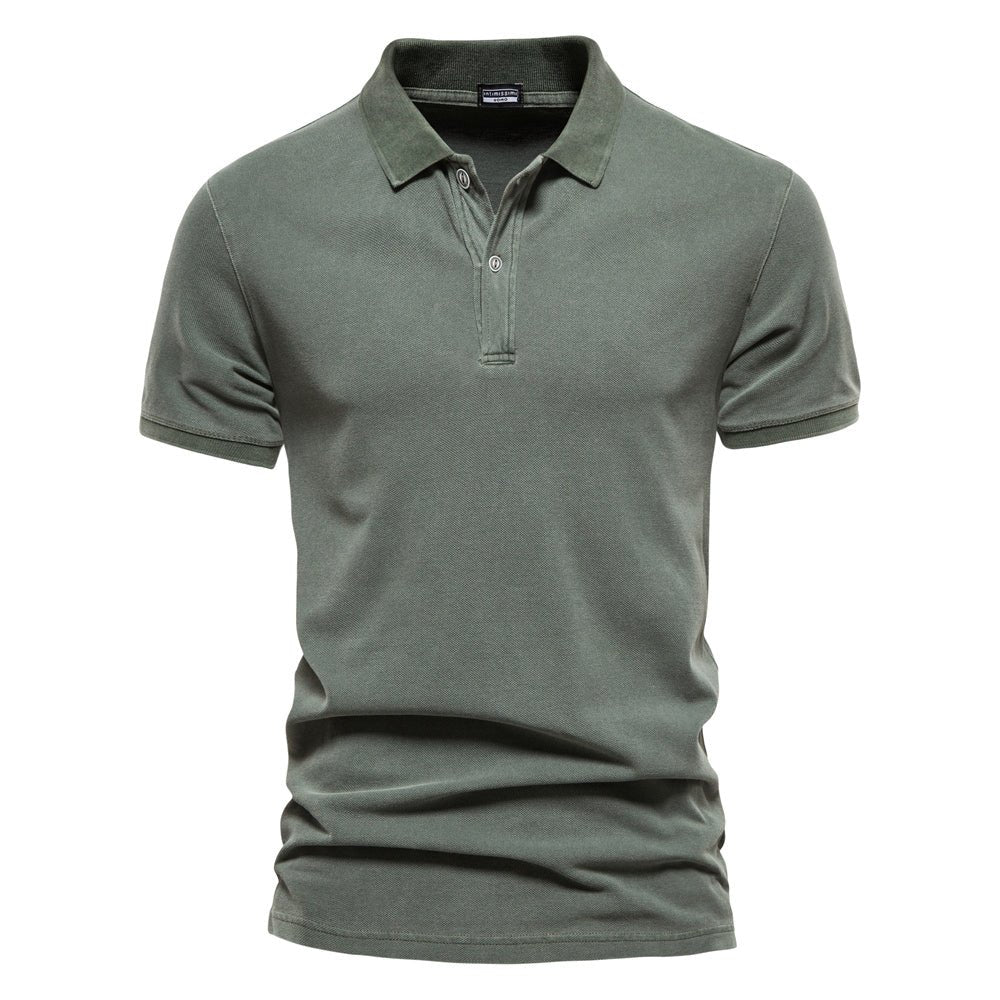 Classic Fit Mens Short Sleeve Polo Tee