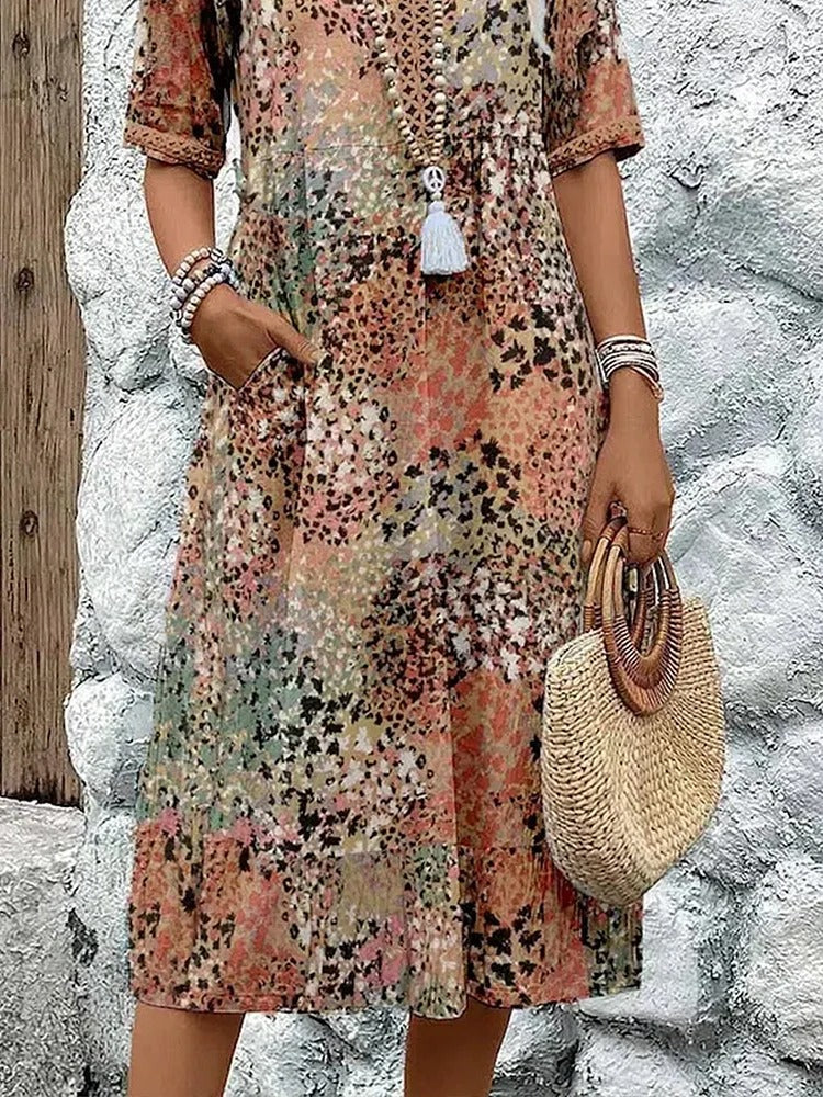 Ladies' Classic V Neck Dress