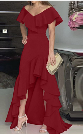 Elegant Knee Length Fashion Dress