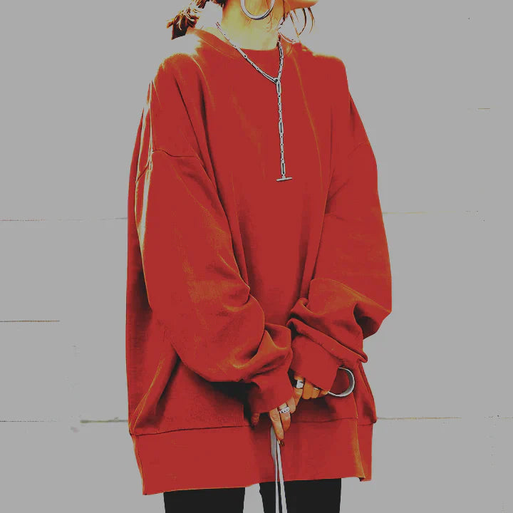 Cozy Women's Relaxed Fit Cotton Sweatshirt