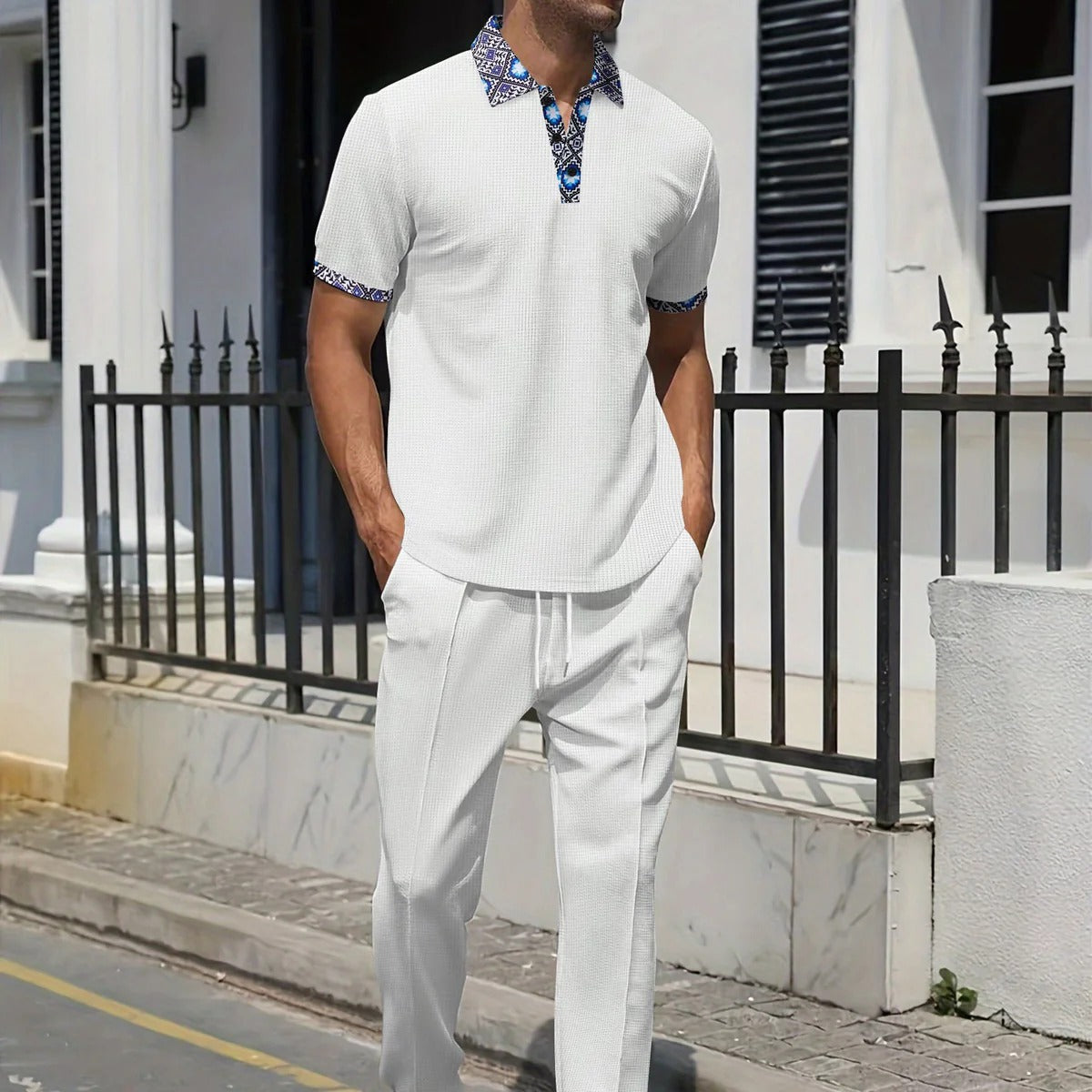 Comfortable Men's Summer Suit Set