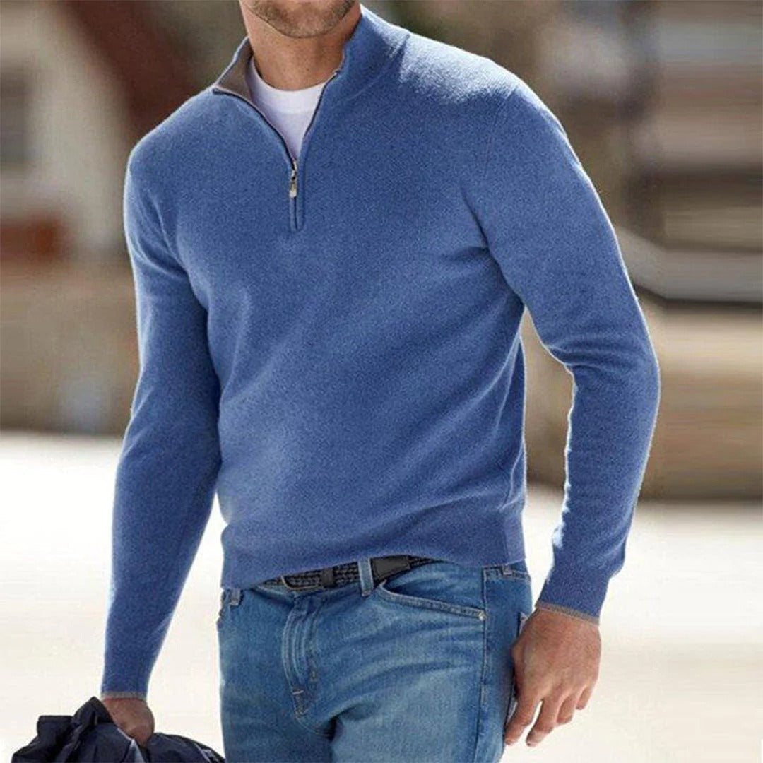 Men's Lightweight Zip Sweater