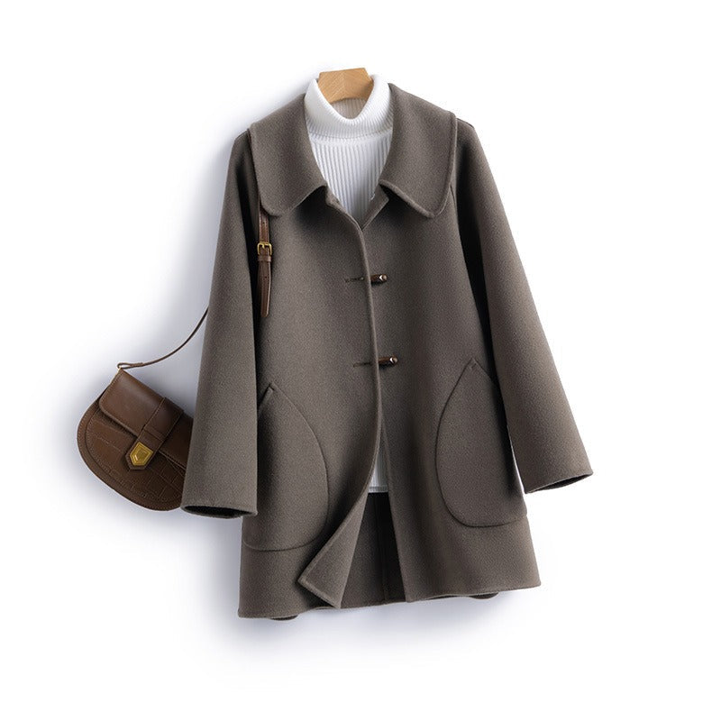 Classic Mid-Length Button Coat