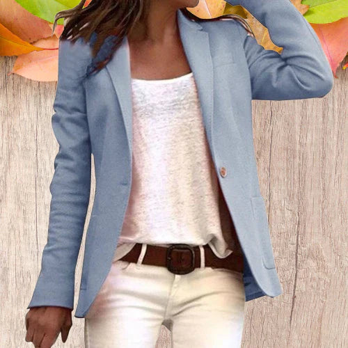 Classic Fit Women's One Button Jacket