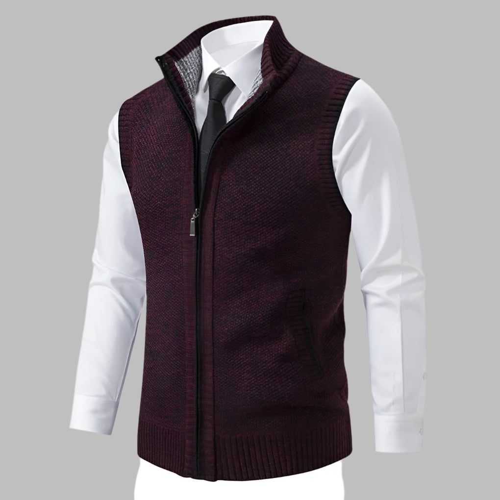 Men's Thermal Zipper Sweater Vest