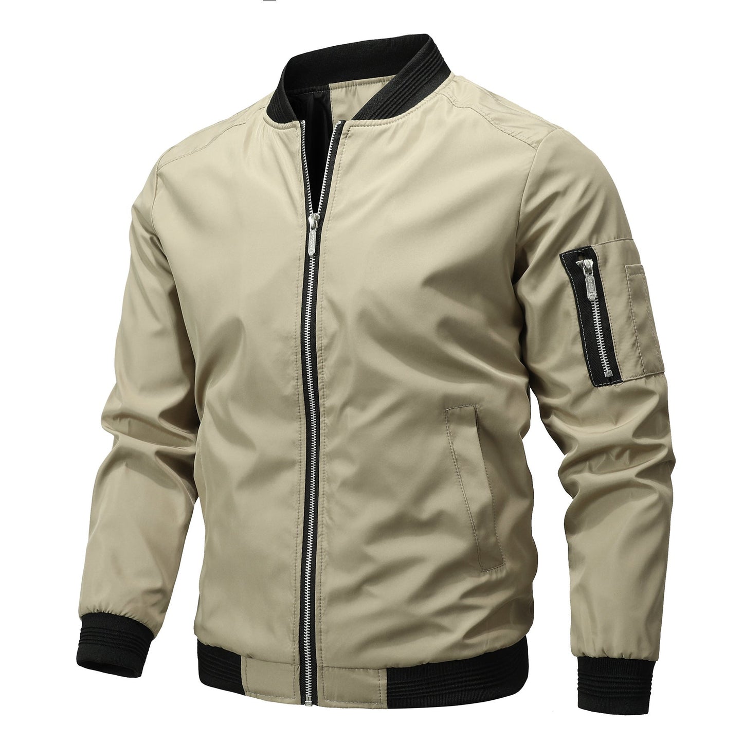 Classic Mens Bomber Jacket Comfort Fit