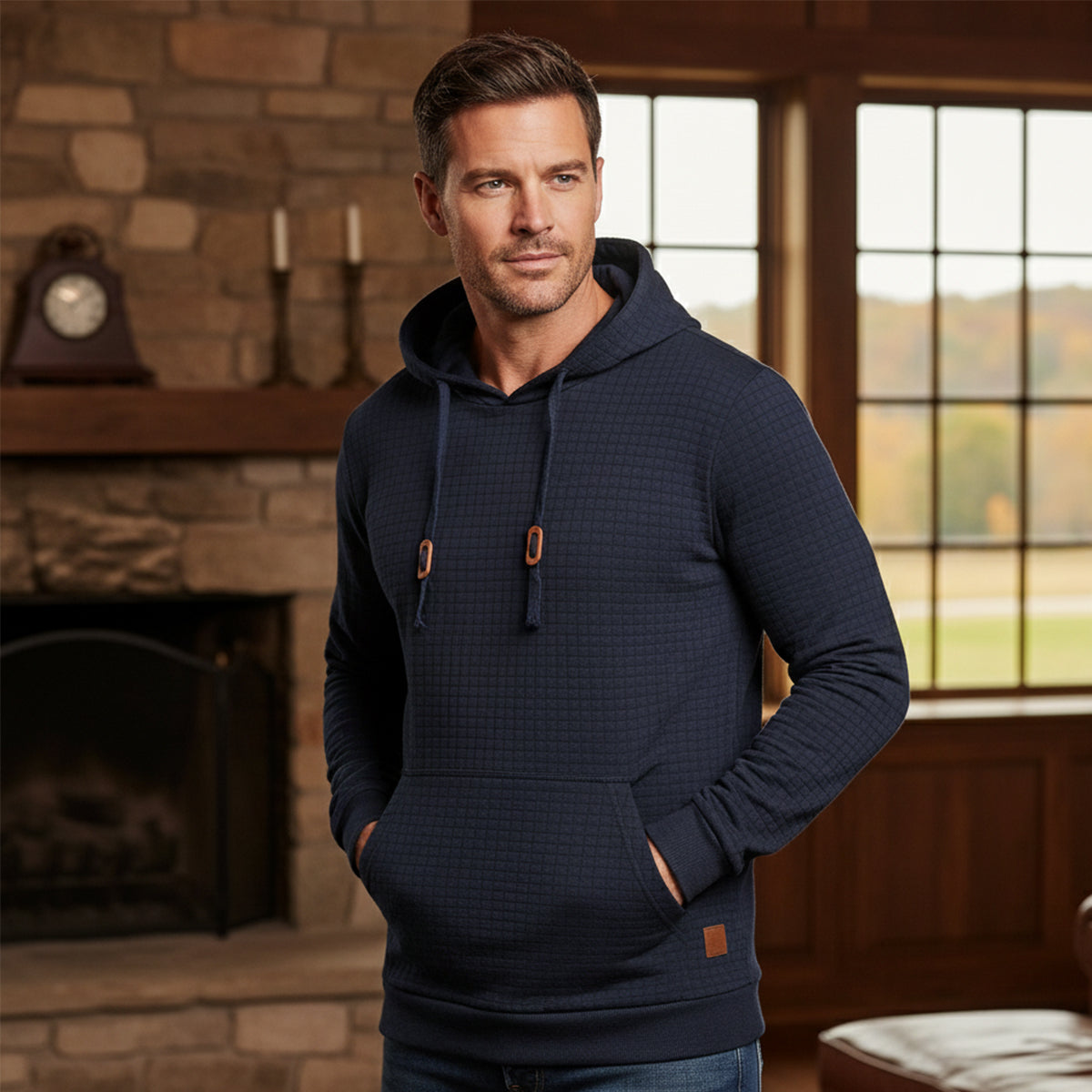 Cozy Men's Hoodie Warm Winter Sweater