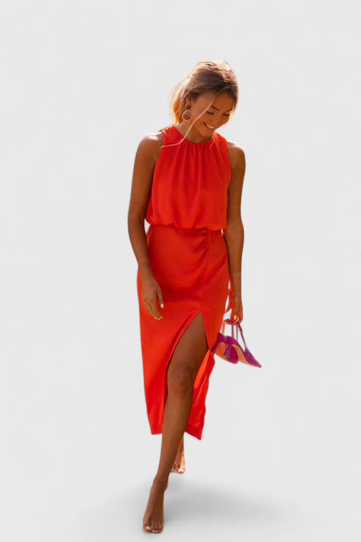 Elegant Knee Length Dress for Women
