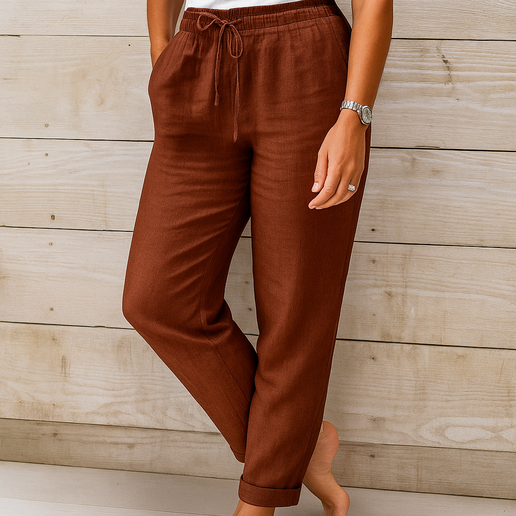 Ladies' Lightweight Linen Pants
