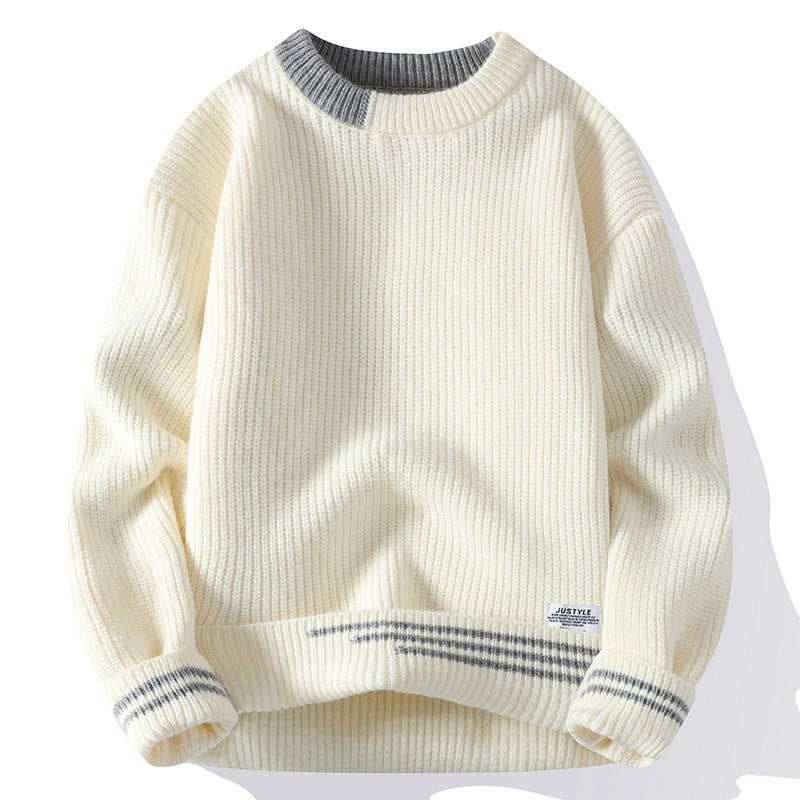 Multicolor Crew Neck Sweater