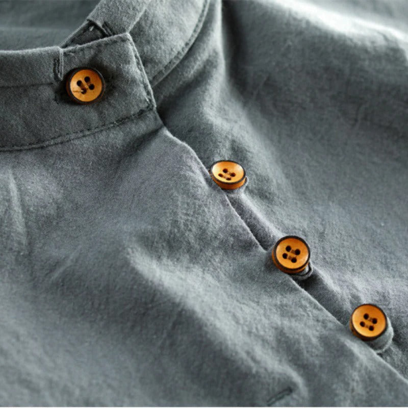Traditional Asian Men's Dress Shirt