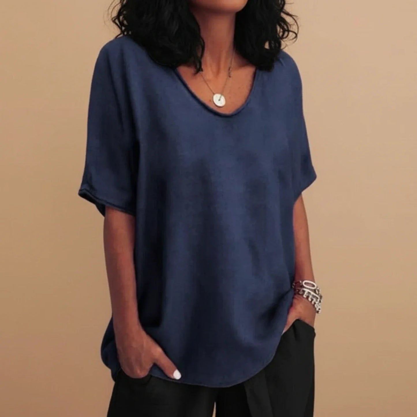 Loose Fit Women's Blouse
