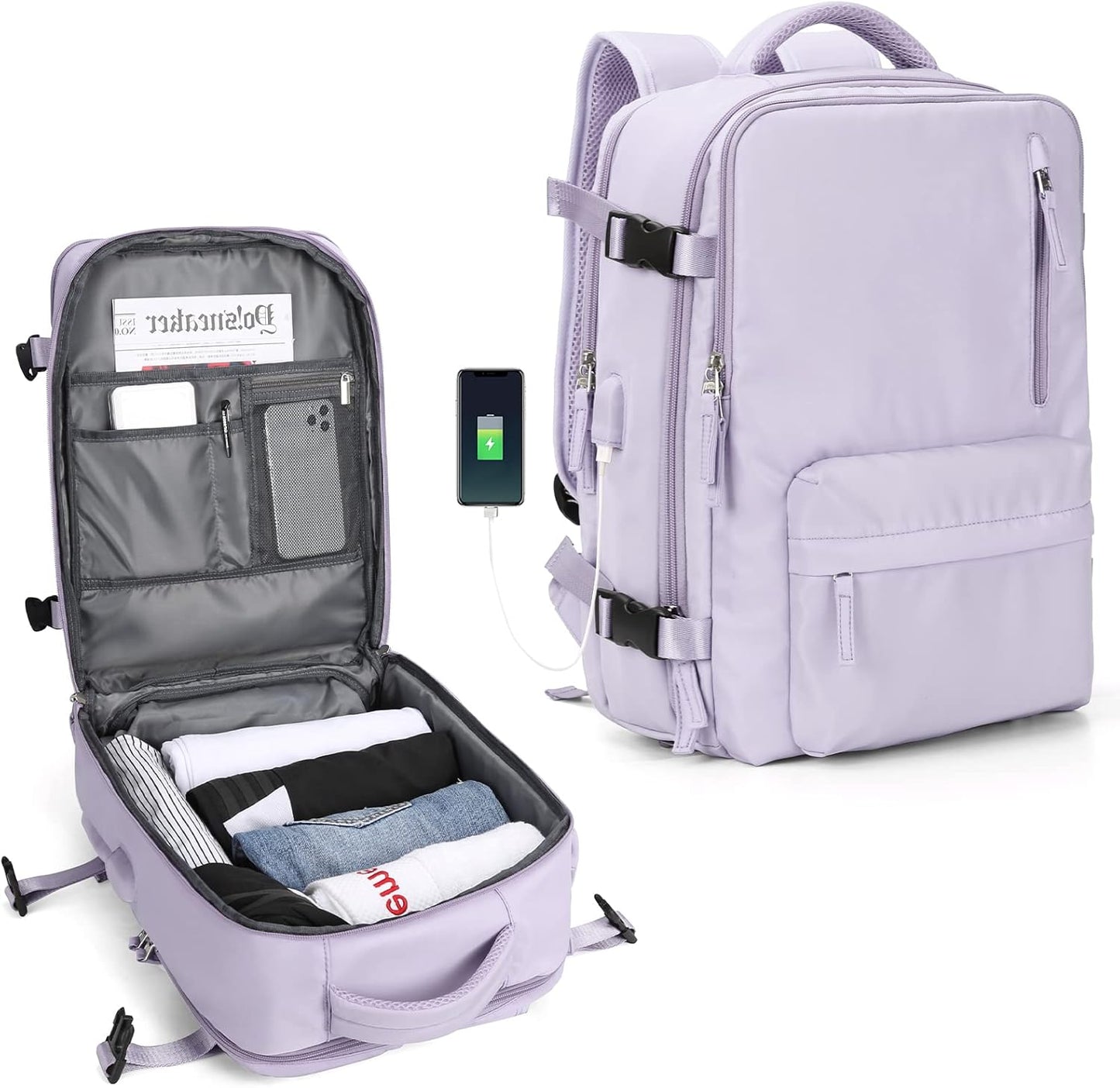Practical Laptop Backpack with Padded Shoulder Strap