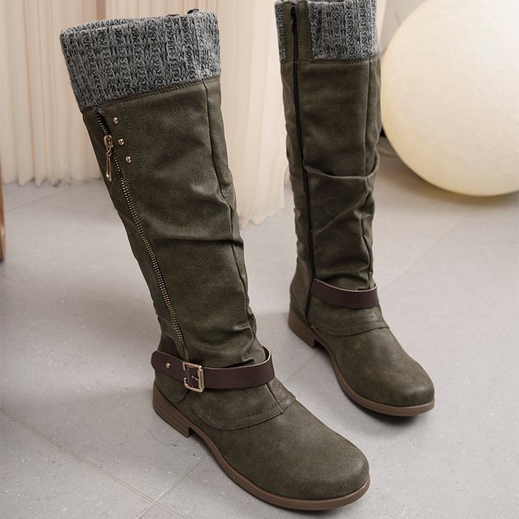 Ankle Low Heel Boots for Women - Warm and Cozy Autumn Boots