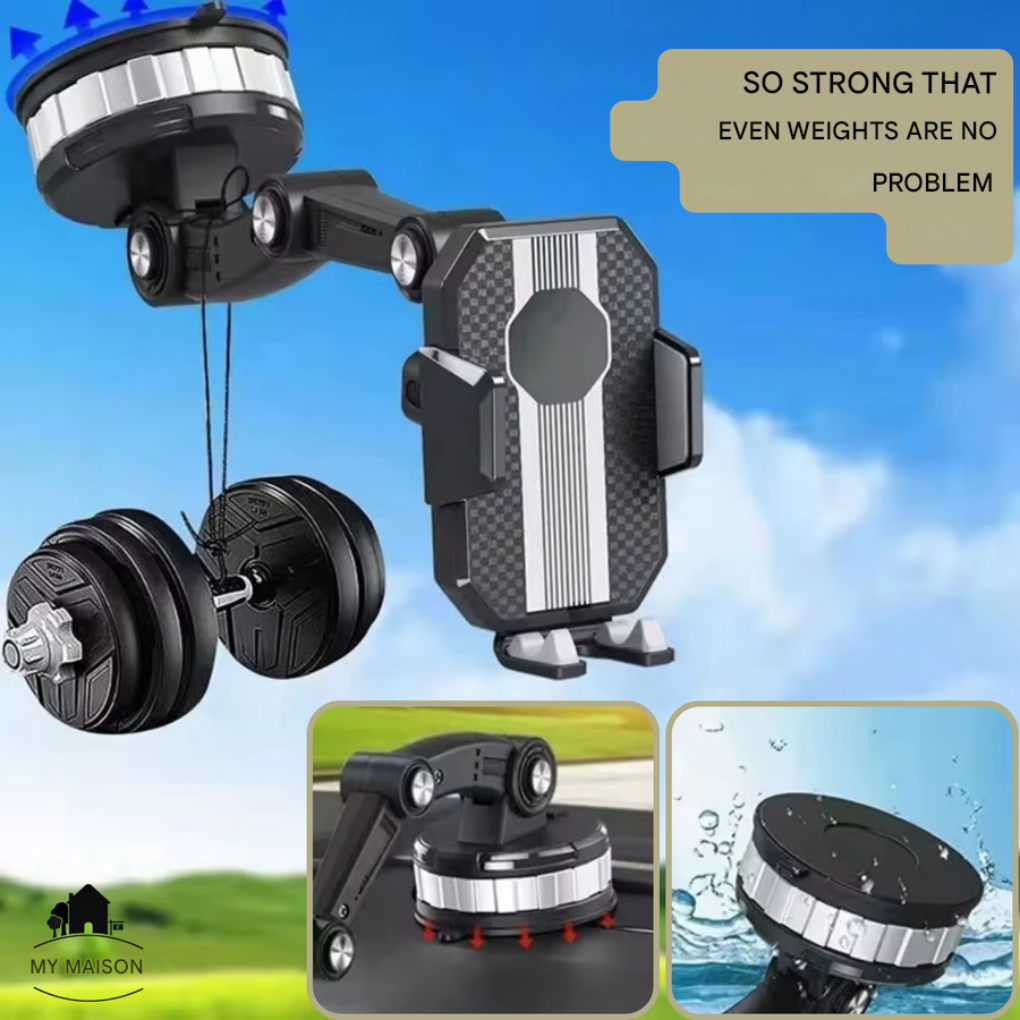 Adjustable Mobile Phone Holder with 360 Rotation