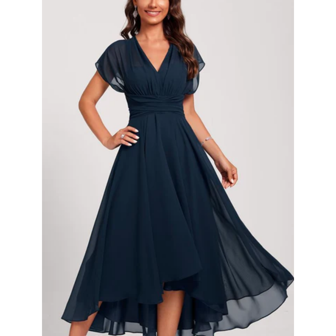 Beautiful Lightweight Floor Length Evening Gown - Olytrend