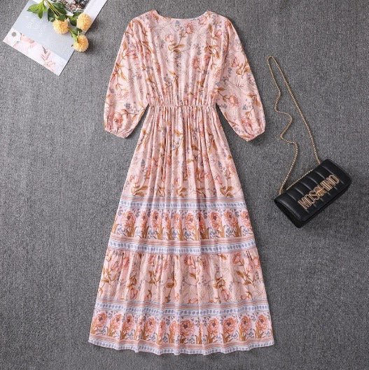 Beachy Chic Coastal Summer Dress