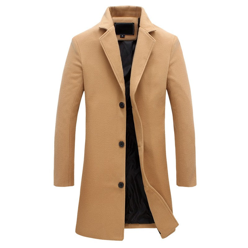 Warm Double Breasted Mens Coat