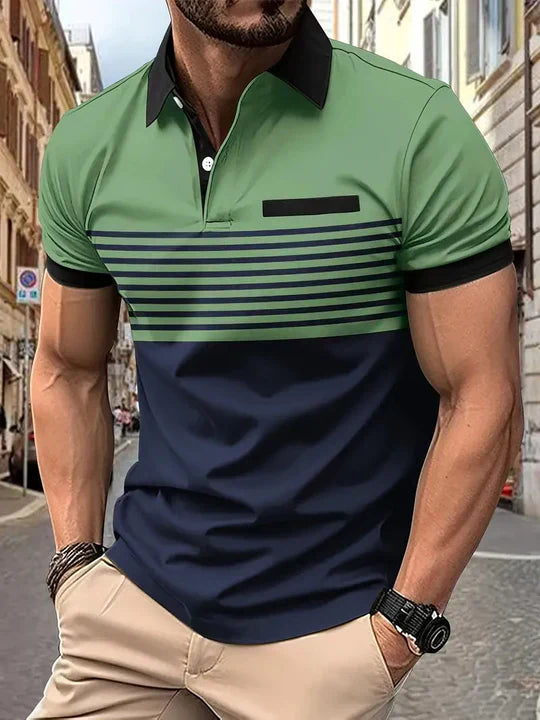 Classic Men's Polo Shirt Comfortable Casual Wear