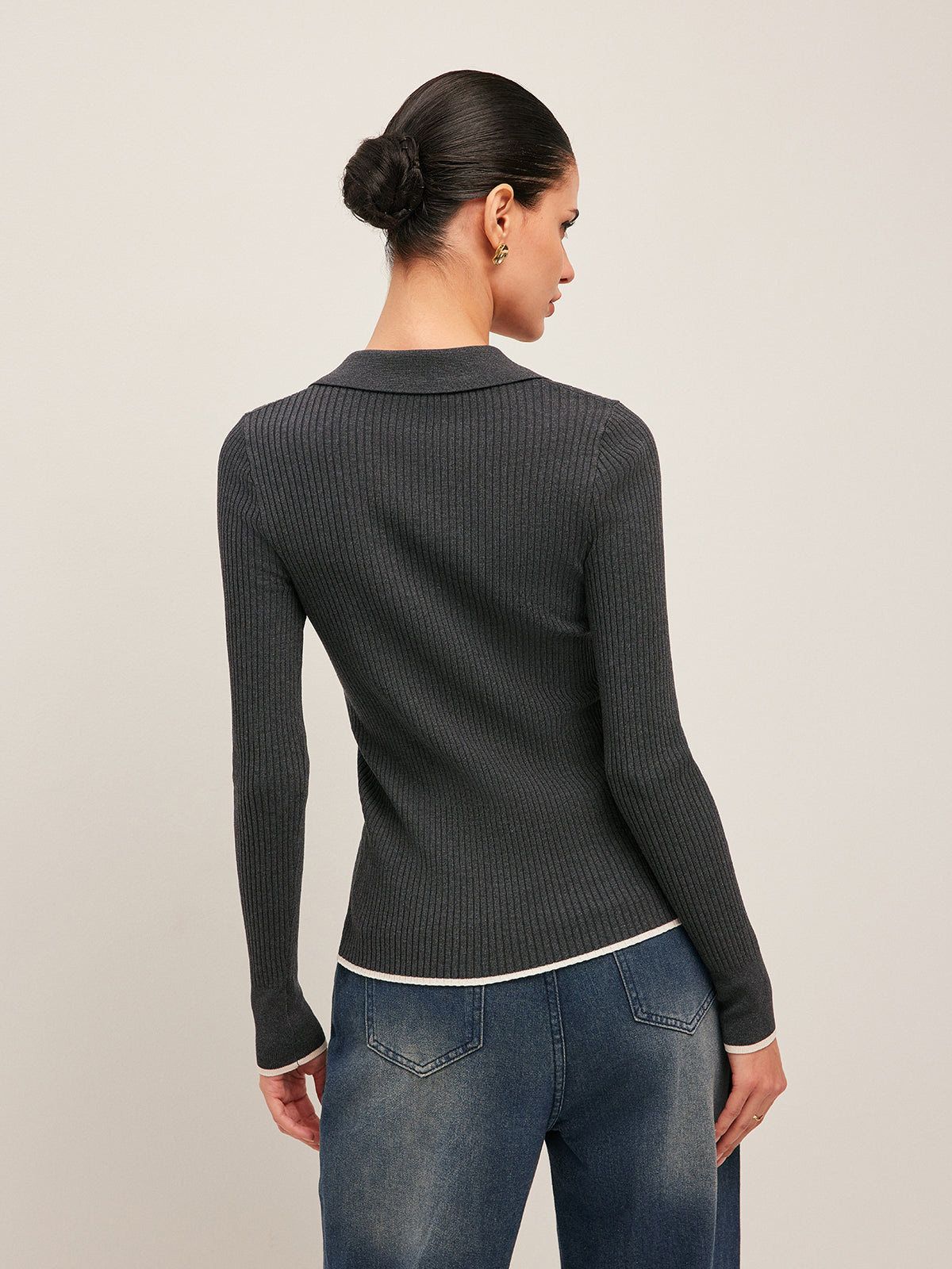 Textured Open-Front Short Cardigan