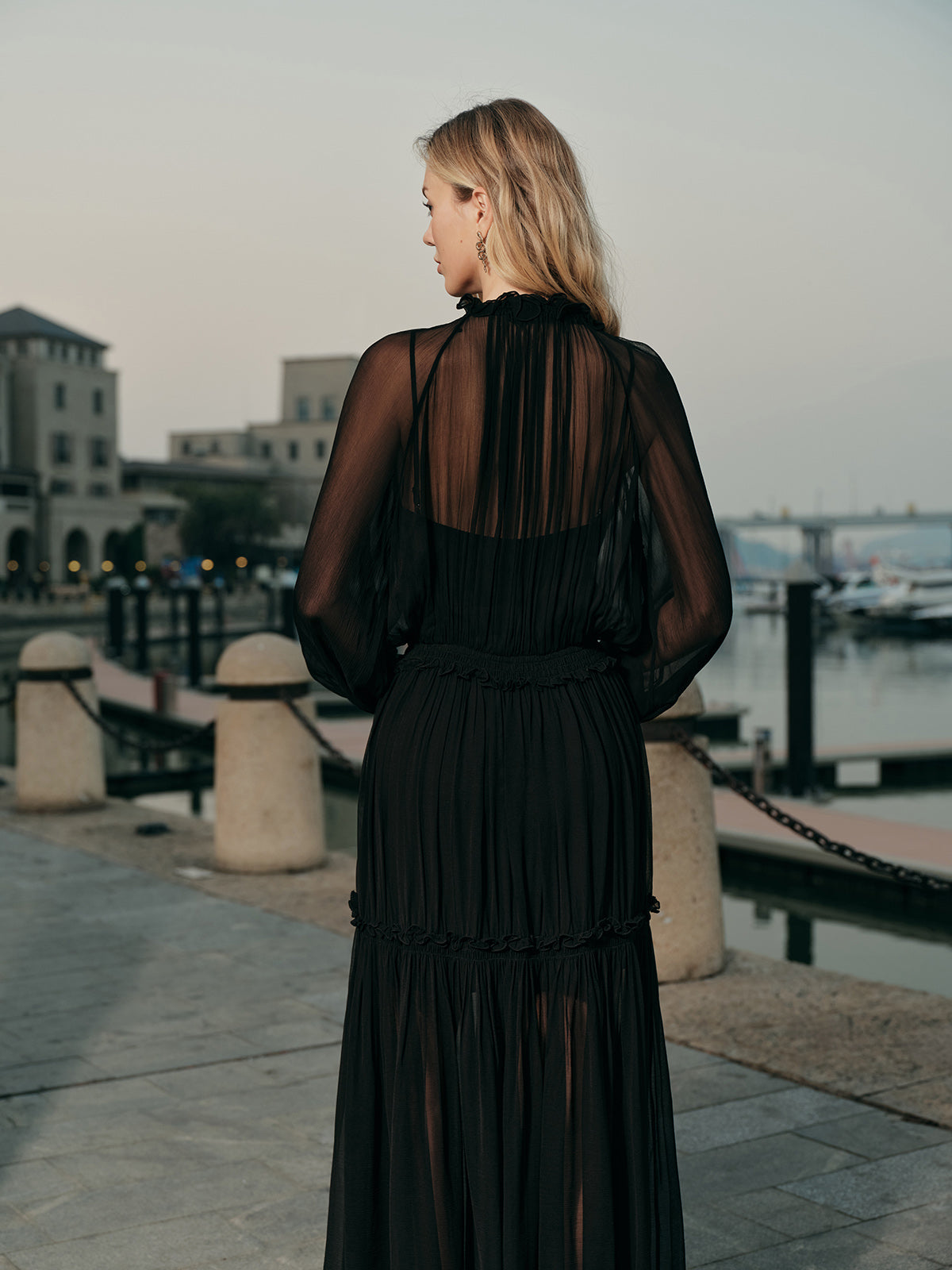 Flowy Lightweight See Through Dress