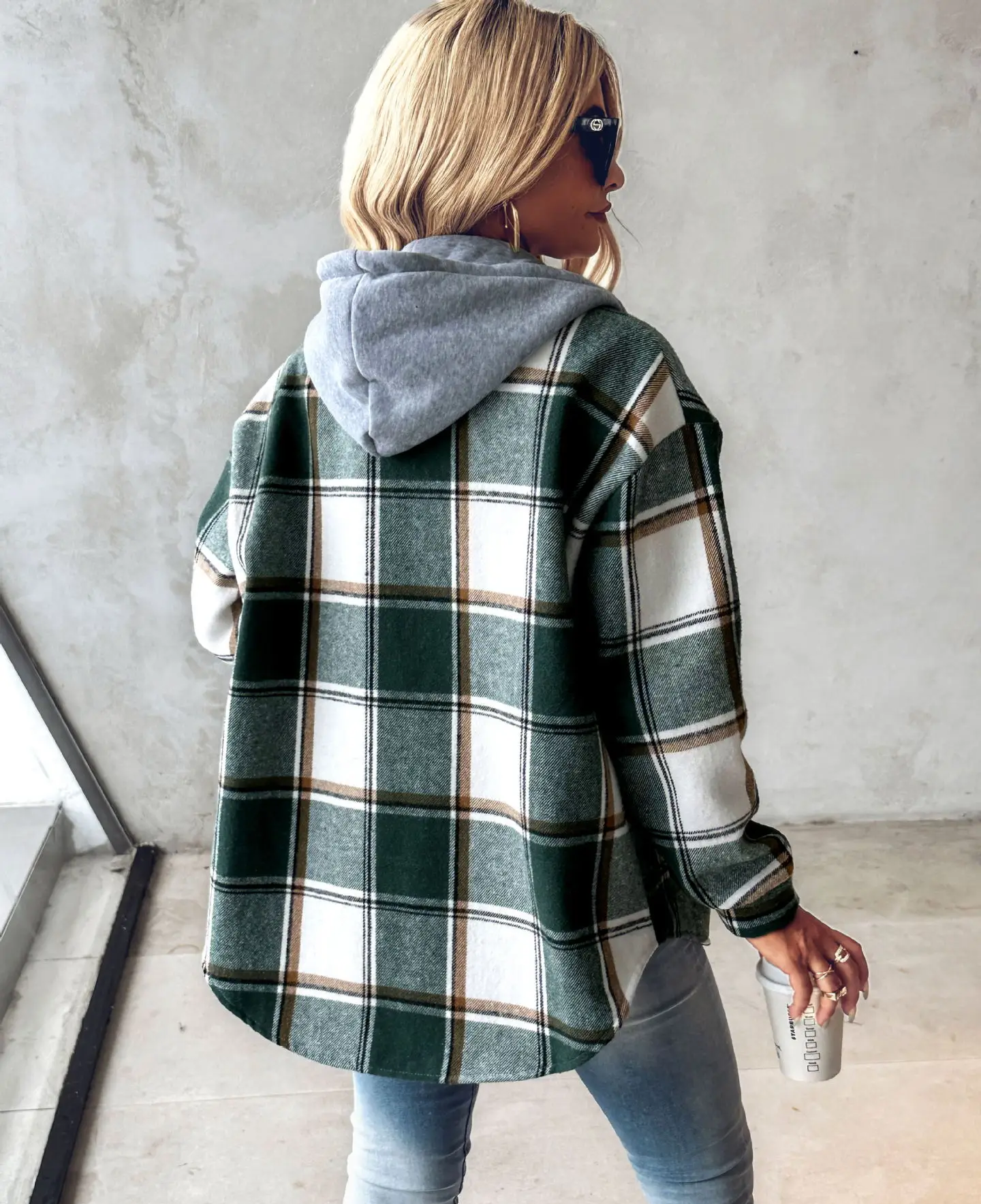 Classic Plaid Cardigan for Women