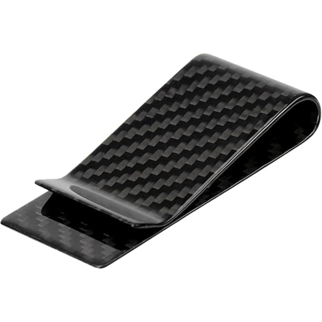 Slim Stainless Steel Card Holder & Money Clip Set of 2 - RazorHold-1.49 inches Black-Nora Luxe
