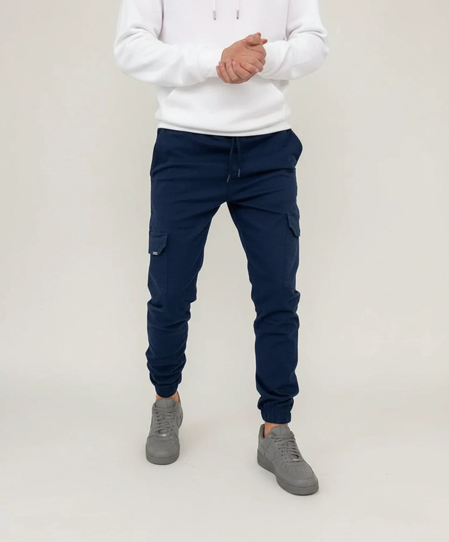 Fitted Men's Cargo Trousers