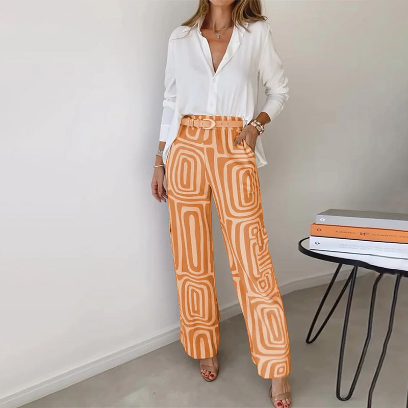 Luxurious Pearl Two Piece Outfit