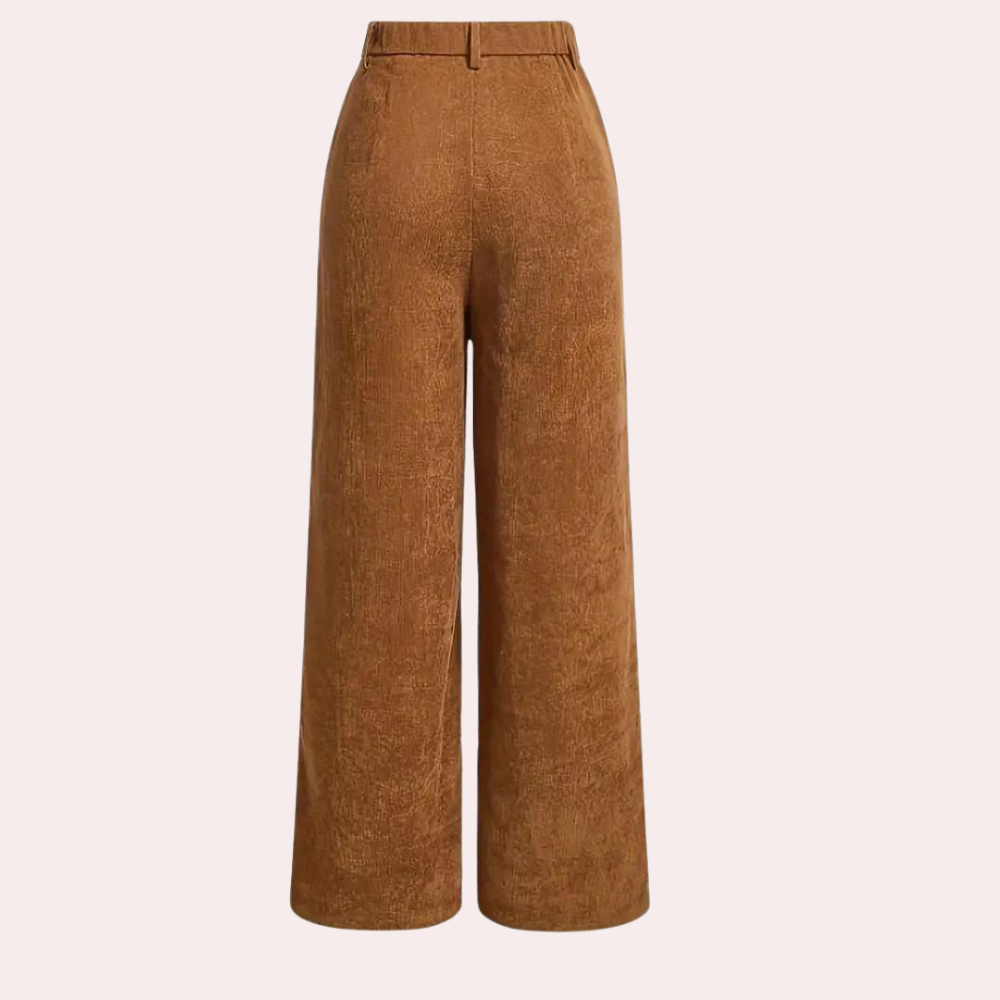 Stylish and Comfortable Brown Women's Trousers - Valeria-XS-Nora Luxe